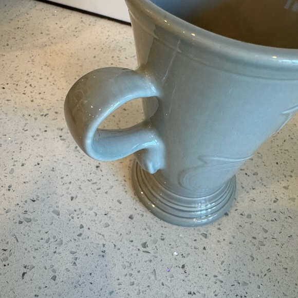 Fiesta Pearl Gray Pedestal Latte Mug – EUC - Picture 4 of 6